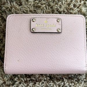 Baby pink kate spade wallet
